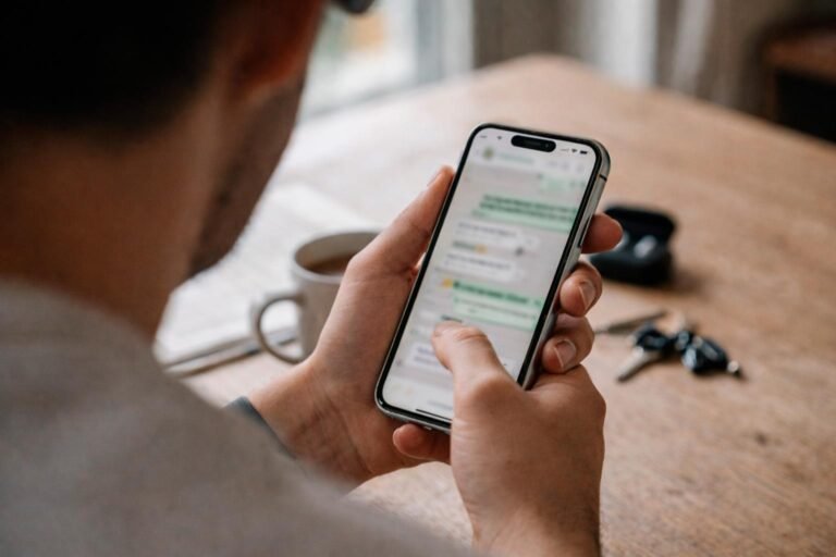 iPhone em uso cotidiano