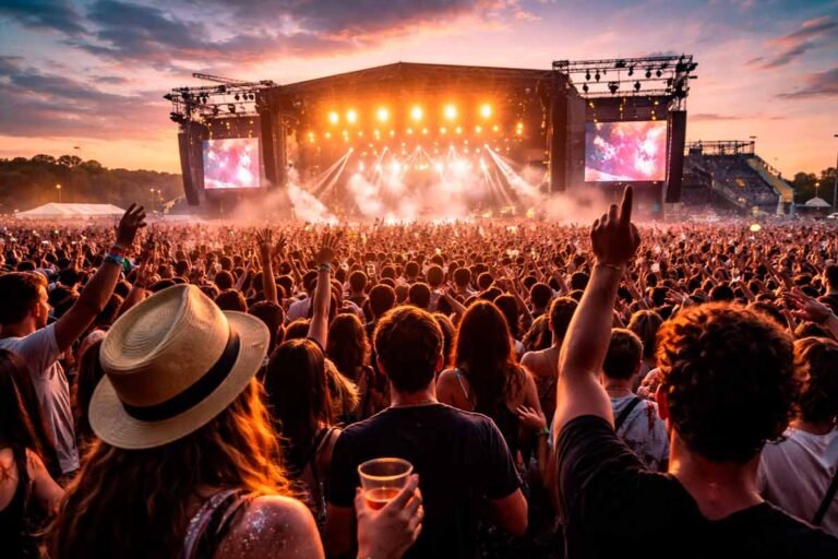 realidade dos grandes festivais de música