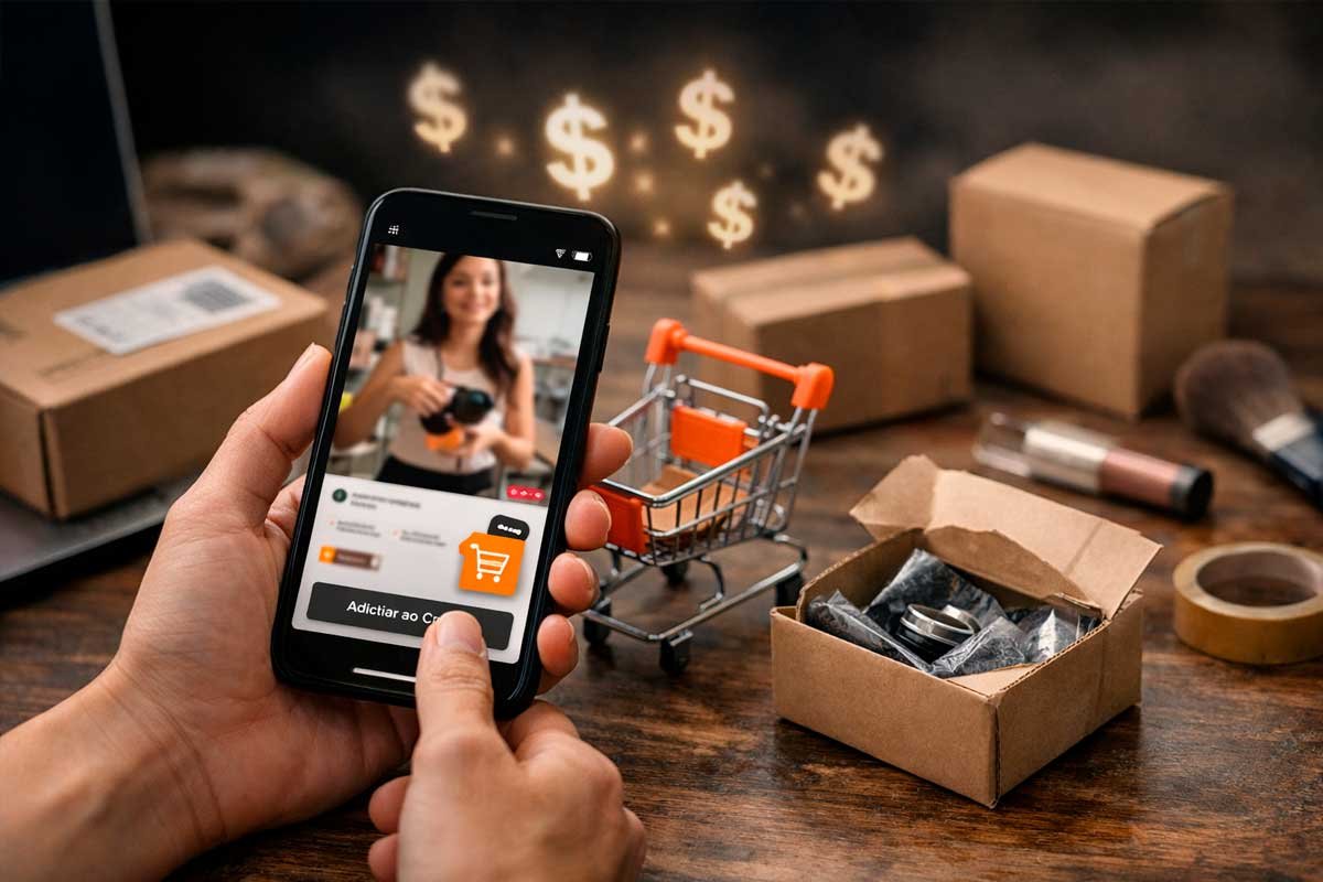 Compra por impulso na TikTok Shop